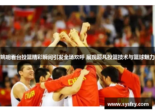 姚明看台投篮精彩瞬间引发全场欢呼 展现超凡投篮技术与篮球魅力